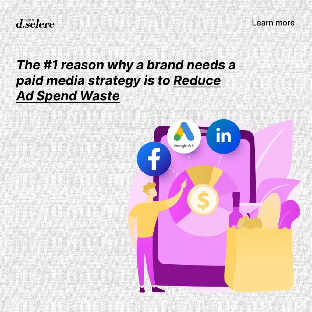 The 1 reason why a brand needs a paid media strategy is to Reduce Ad Spend Waste - The Ultimate Digital Paid Media Strategy for E-commerce Brands